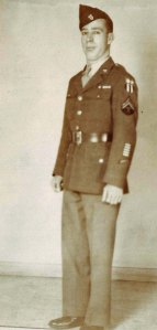 Hubert "Red" Combs in uniform (Photo courtesy of Vera Hypes)